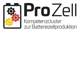 Logo des ProZell Kompetenzclusters zur Batteriezellproduktion.