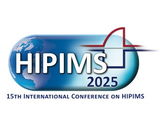 Logo of the 15th International Conference on HIPIMS in 2025, which takes place in Braunschweig at the Fraunhofer IST.